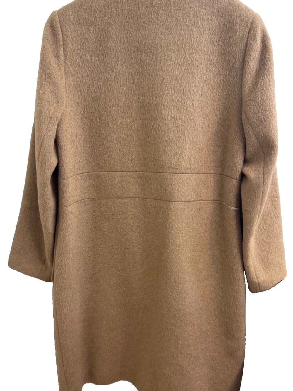 Boden Imelda Camel Mohair Trench Coat - Picture 6 of 6
